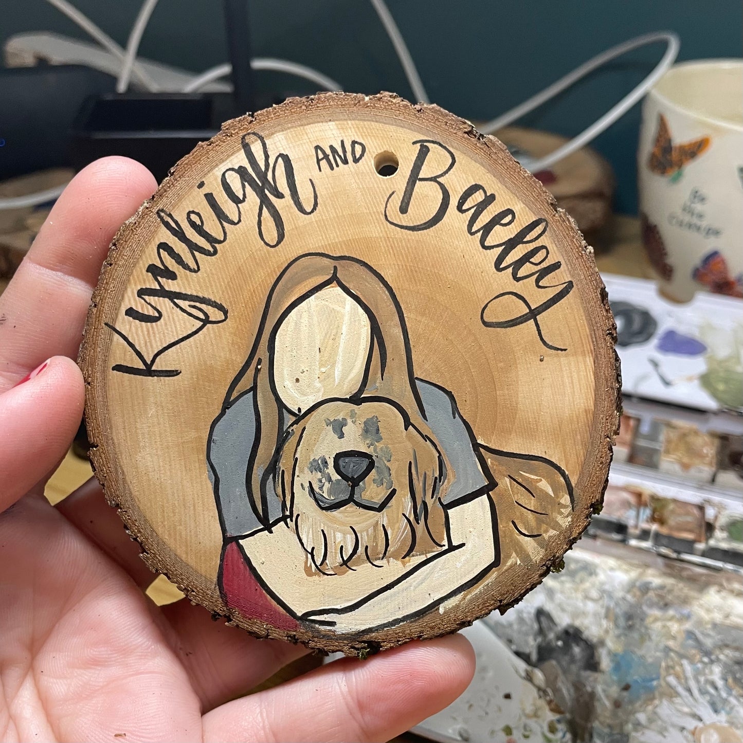 Family portrait ornament