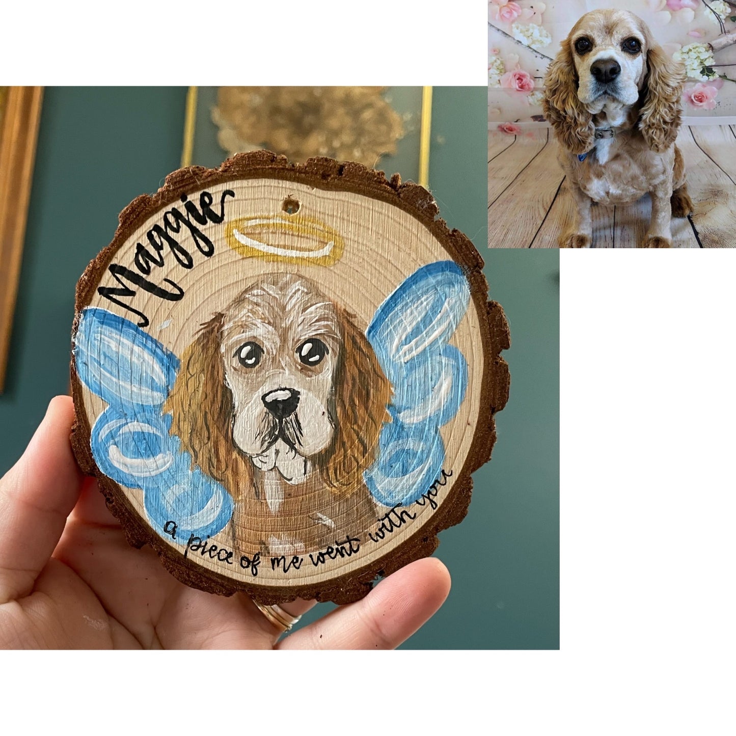 Pet memorial ornament